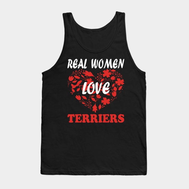 Real Women Love TERRIERS Tank Top by premium_designs